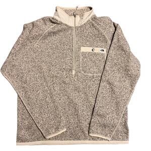 The North Face Men's Gordon Lyons 1/4 Zip Fleece Pullover. Size Large